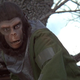 Roddy McDowall as Caesar in Battle for the Planet of the Apes.